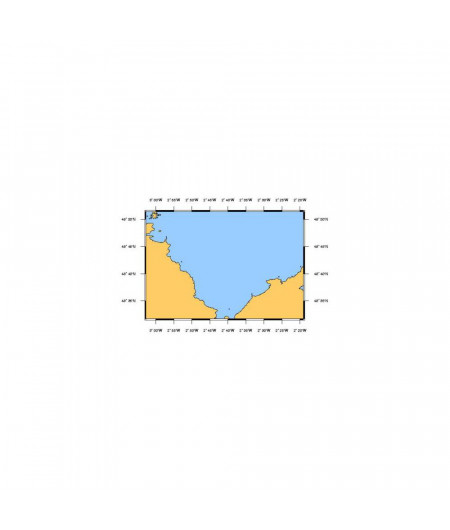 SHOM L7154 de Bréhat au Cap Fréhel - Baie de Saint-Brieuc