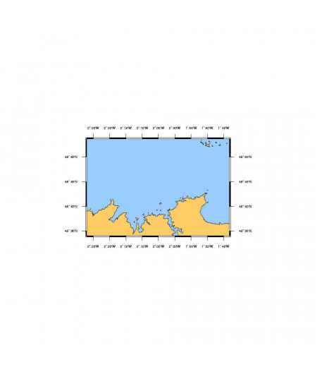 SHOM L7155 Cap Fréhel à Pointe du Grouin Approches de St Mal
