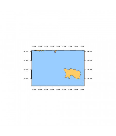 SHOM L7160 de Jersey à Guernsey