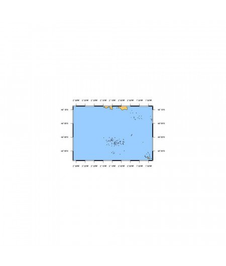 SHOM L7161 Des îles Chausey à Jersey - Plateau des Minquiers