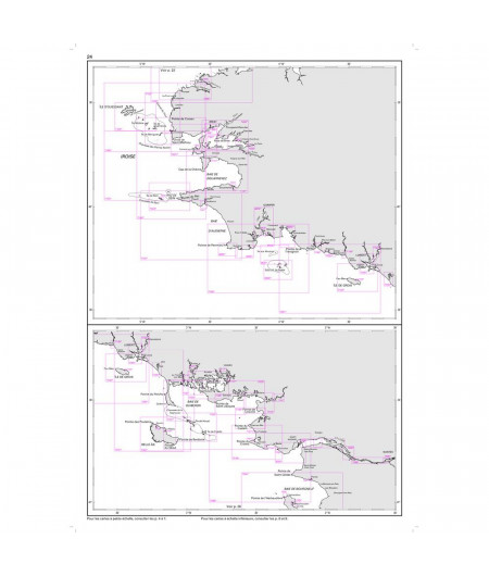 SHOM L7398 Rade de Brest (partie Ouest) - Baie de Roscanvel