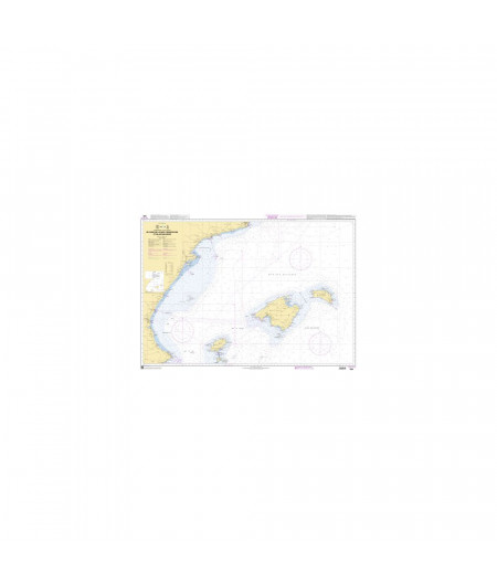 SHOM 7661 à plat de Cabo de la Nao à Barcelona et Islas Bale