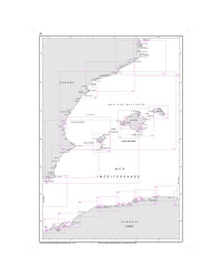 SHOM L7663 Du port de Barcelone au Cap Cerbère