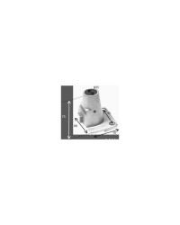 DAMADE Embase de chandelier aluminium pour tube Ø25mm