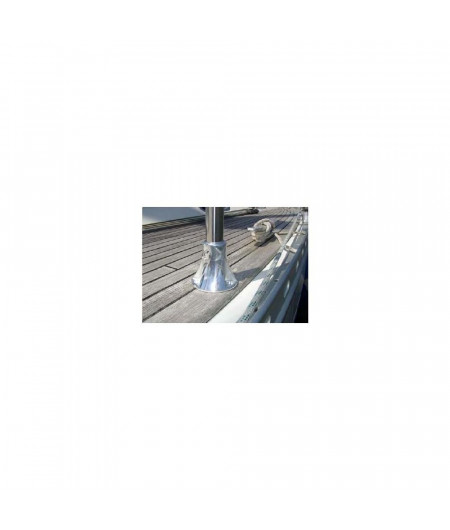 DAMADE Pied de chandelier 3 trou aluminium anodisé poli