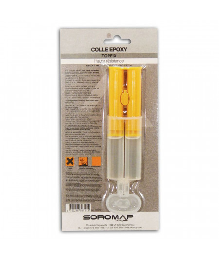 SOROMAP Seringue colle époxy 24mL