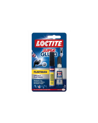 LOCTITE Super Glue-3 spéciale plastique : kit colle 2g + 4ml
