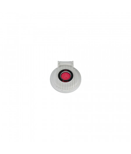 QUICK Contacteur à pied montée (bouton rouge et capot blanc)
