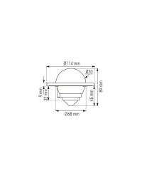 PLASTIMO COMPAS MINI-C NOIR Z/ABC