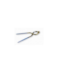 Compas laiton pointes sèches inox lyre 20cm