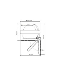 PLASTIMO COMPAS OFF55 ETRIER BLC ROSE BLC ABC