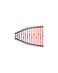 BEDFLEX Sommier à lattes 160x200cm - lattes 10mm