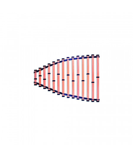 BEDFLEX Sommier à lattes 160x200cm - lattes 10mm