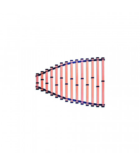 BEDFLEX Sommier à lattes 180x200cm - lattes 10mm