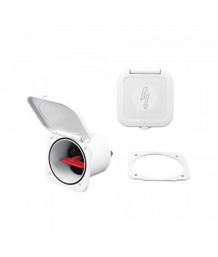 NUOVA RADE Boitier blanc avec coupe-batterie 100A
