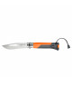 OPINEL Couteau démanilleur outdoor n°08 orange