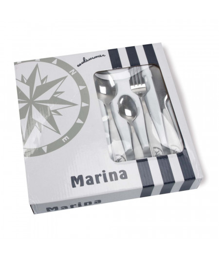 COULEUR MER Marina couverts 24 pièces