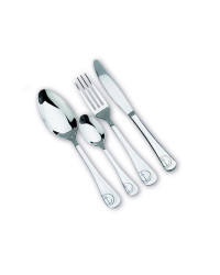 ANCHOR Ensemble de 24 couverts inox