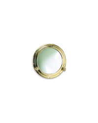 FORESTI Miroir hublot en laiton poli Ø260mm