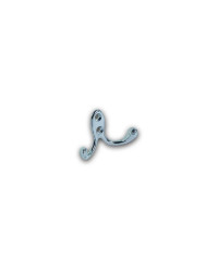 FORESTI Crochet porte manteau double en laiton 40x60mm