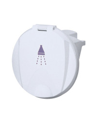 NUOVA RADE Boîte blanche et ronde pour douche