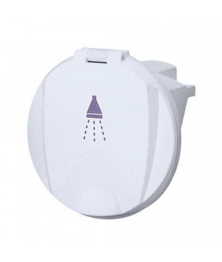 NUOVA RADE Boîte blanche et ronde pour douche