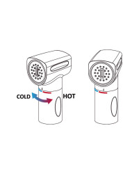 OSCULATI Douchette encastrable Chrome