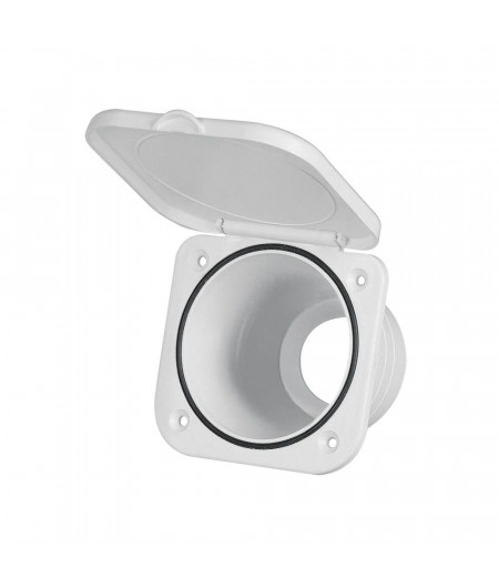 NUOVA RADE Boîte blanche et carrée pour robinet - mitigeur