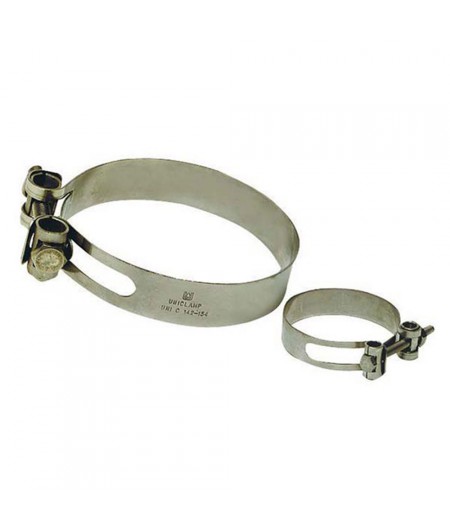 Collier inox heavy duty 118 à 126 mm