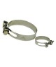 Collier inox heavy duty 118 à 126 mm
