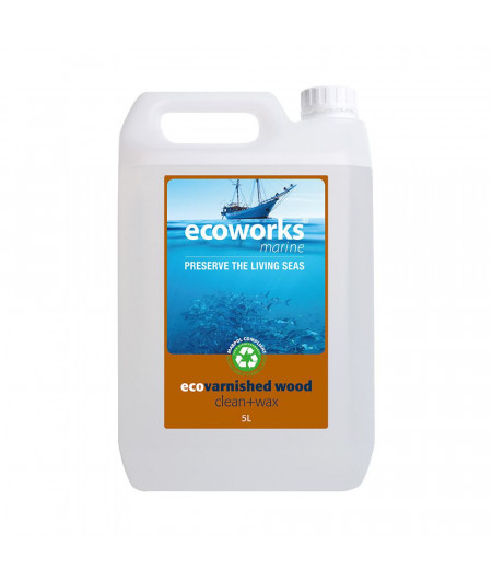 ECOWORKS MARINE Nettoyant renovateur pour bois vernis 5L