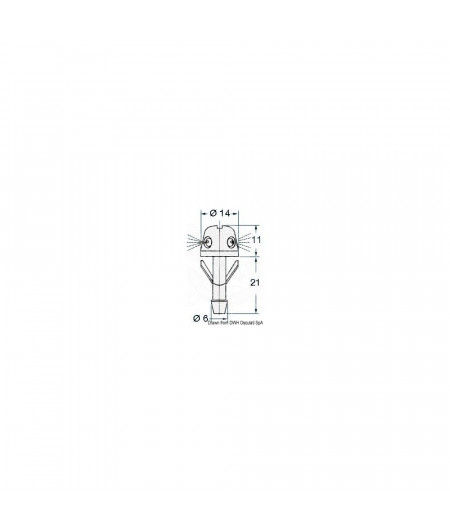 OSCULATI Gicleur pour kit lave glace