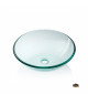 Evier sphérique transparent Ø 350mm