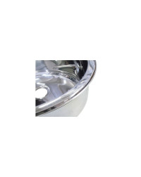 BARKA Evier cylindrique inox poli miroir Ø300 mm h 180 mm