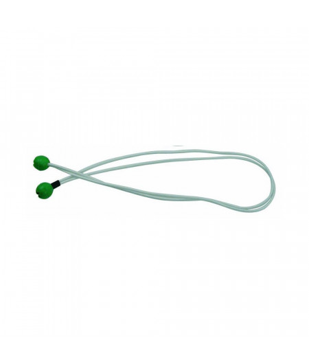 Ferlette élastique 80cm Ø4mm à boule plastique verte l'unité