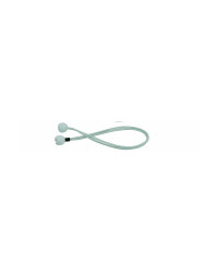 Ferlette élastique 50cm Ø4mm à boule plastique blanche l'uni
