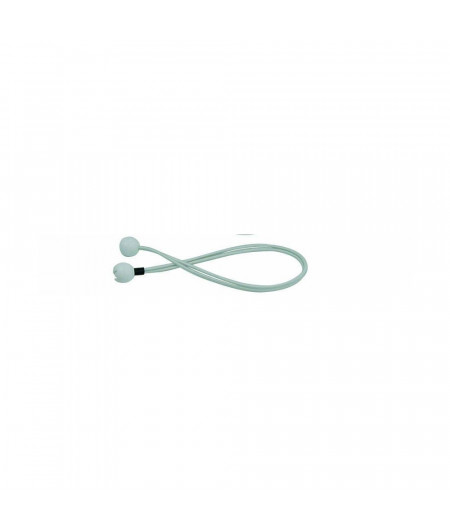 Ferlette élastique 50cm Ø4mm à boule plastique blanche l'uni