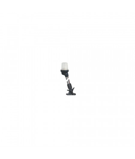 LALIZAS Feu tout horizon noir sur hampe rabattable 64cm