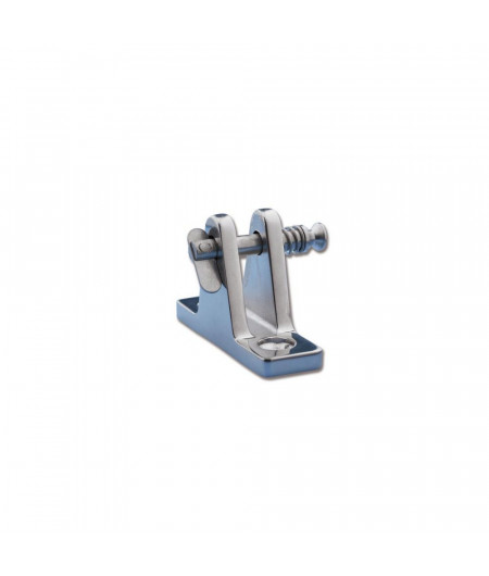 TREM Platine inox d'articulation droite avec axe pour bimini