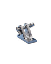 TREM Platine inox d'articulation inclinée avec axe pour bim