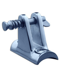 TREM Platine inox de tube d'articulation droite avec axeVRAC