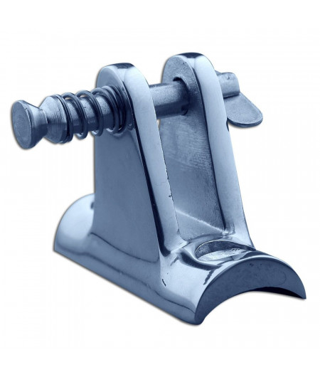 TREM Platine inox de tube d'articulation droite avec axeVRAC