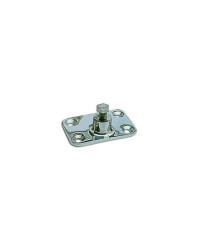 Support inox à vis pour bimini