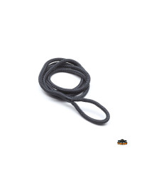 Tresse polyester noire pour pare-battage Ø6mm - 1,5m