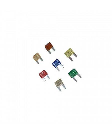 Fusibles Mini Enfichables assortis de 5A à 30A, les 7