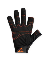TYPHOON Gants Essentiel Doigts Longs Adultes- Noir/Solar XL