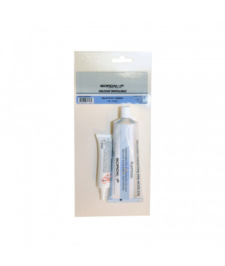 SOROMAP Gelcoat tube 75mL blanc cassé + catalyseur