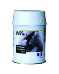 SOROMAP Gelcoat Plastogel spatulable blanc 0,75L + catalyseu