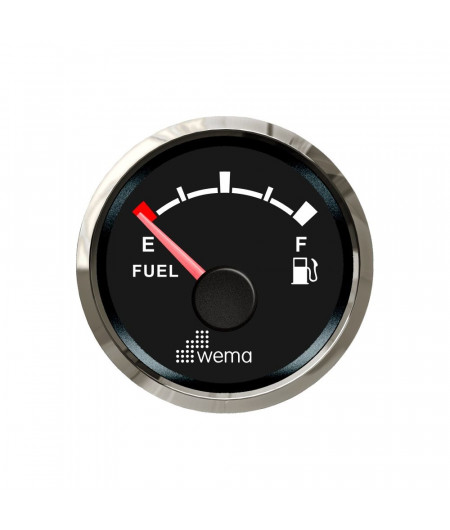 Jauge Silverline carburant NMEA2000 - noir