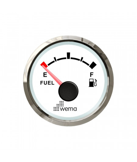 Jauge Silverline carburant NMEA2000 - blanc